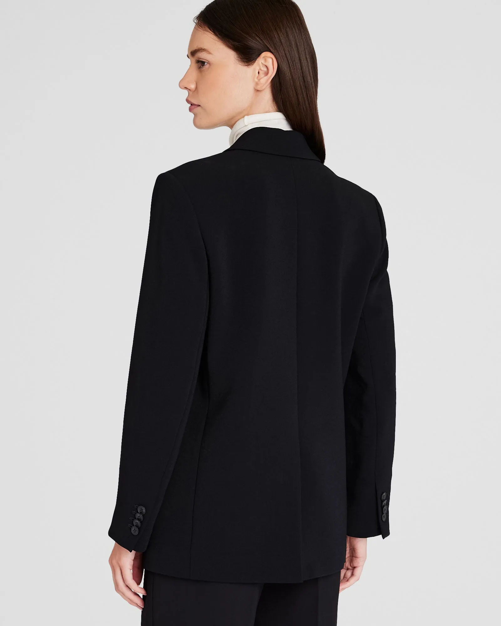 Relaxed Crepe Blazer sold by Club Monaco product image thumbnail 3