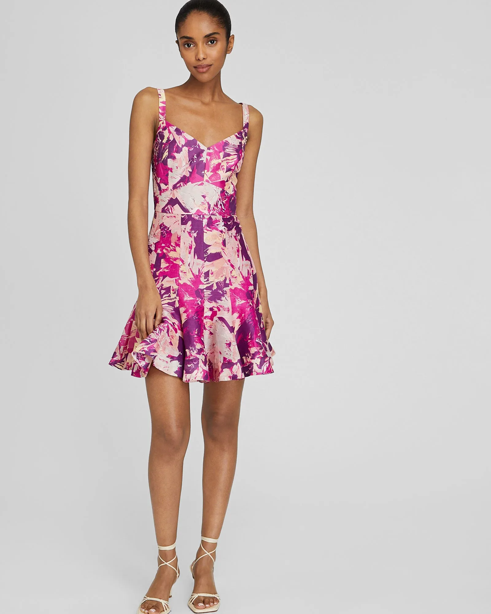 Fluted Hem Mini Dress sold by Club Monaco product image thumbnail 4