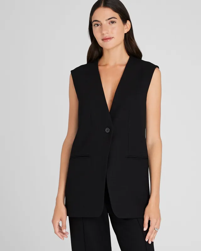 Relaxed Long Vest sold by Club Monaco