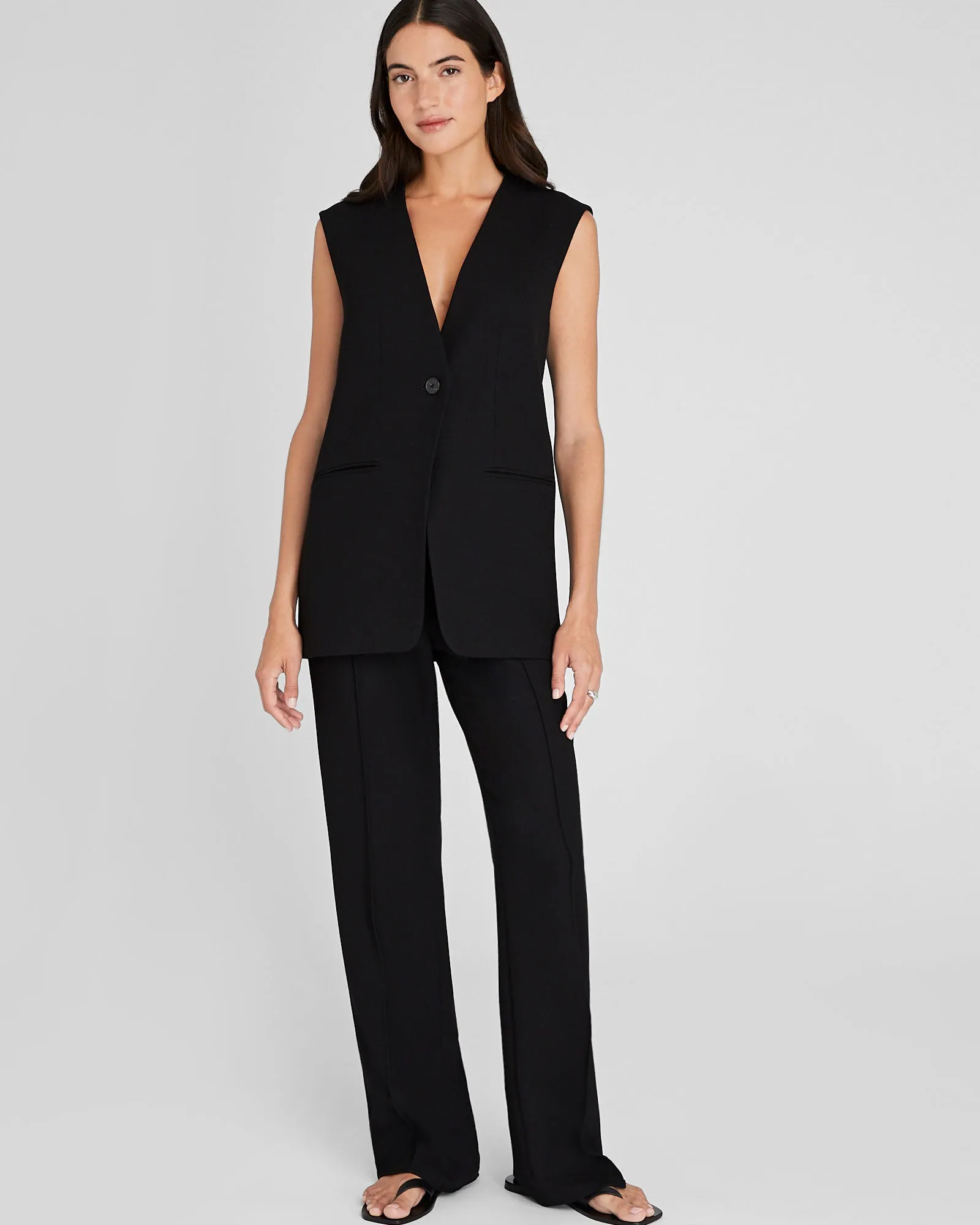 Relaxed Long Vest sold by Club Monaco product image thumbnail 2