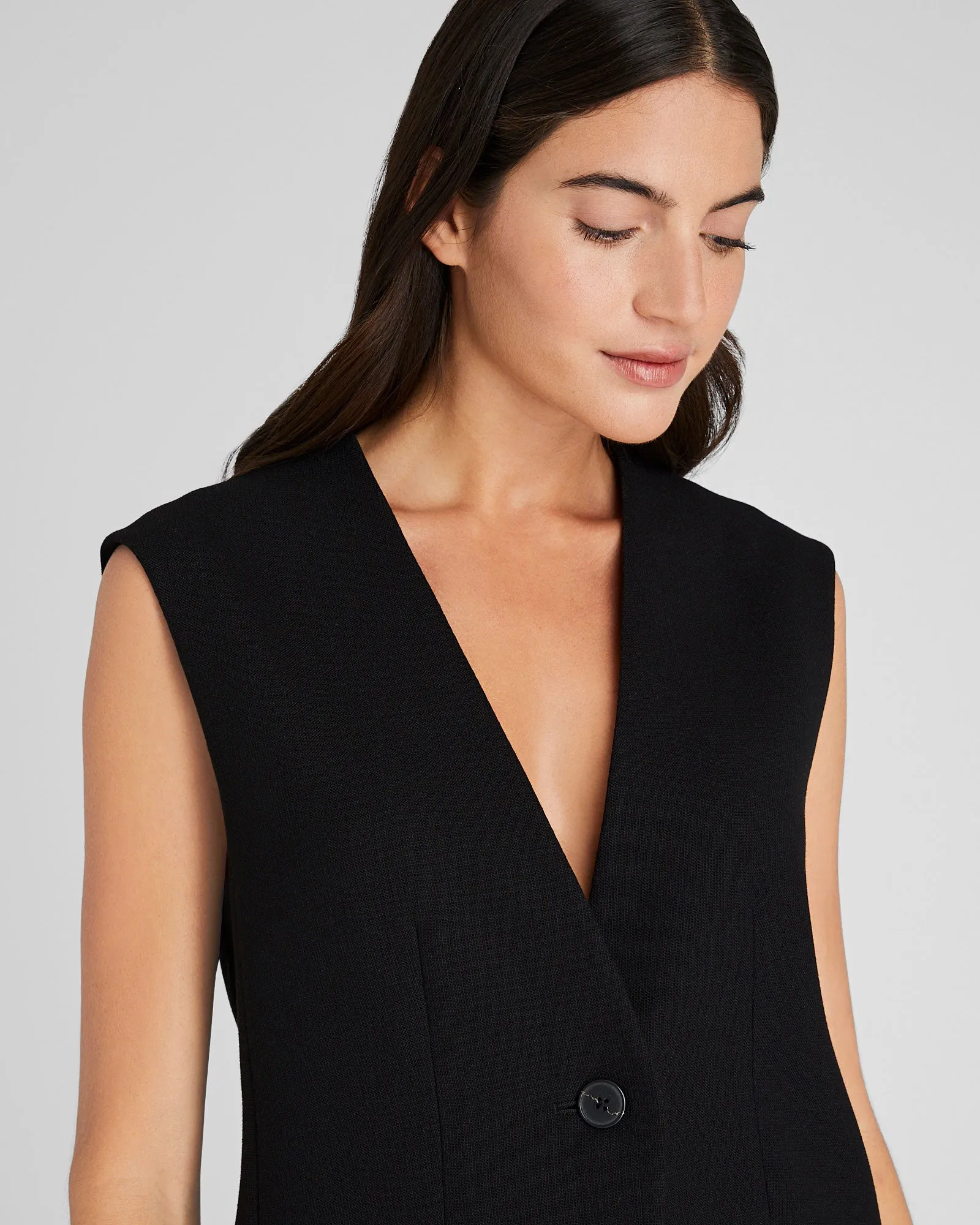 Relaxed Long Vest sold by Club Monaco product image thumbnail 4