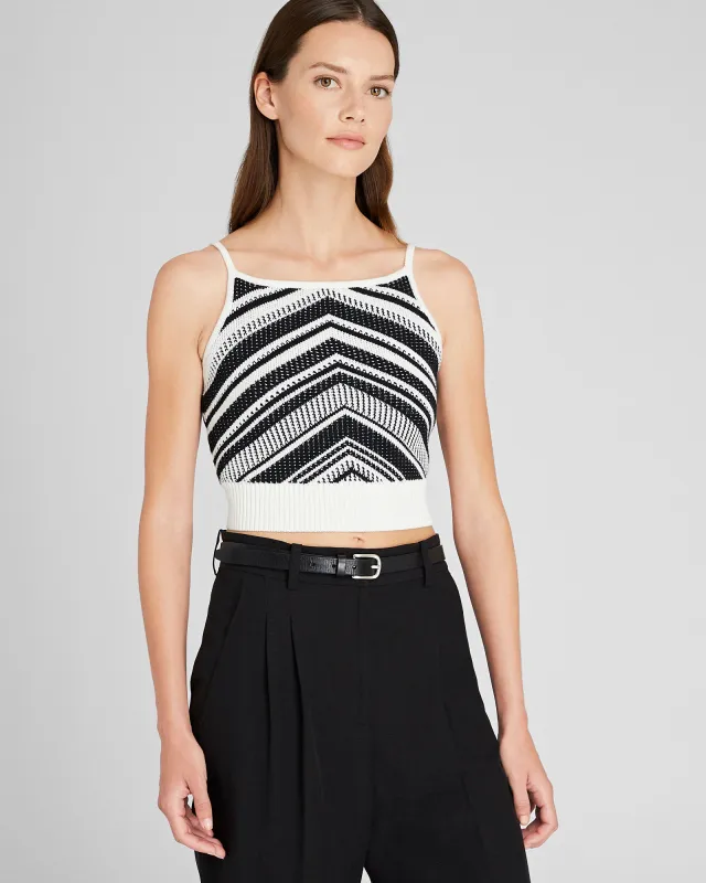 Stripe Stitch Tank sold by Club Monaco