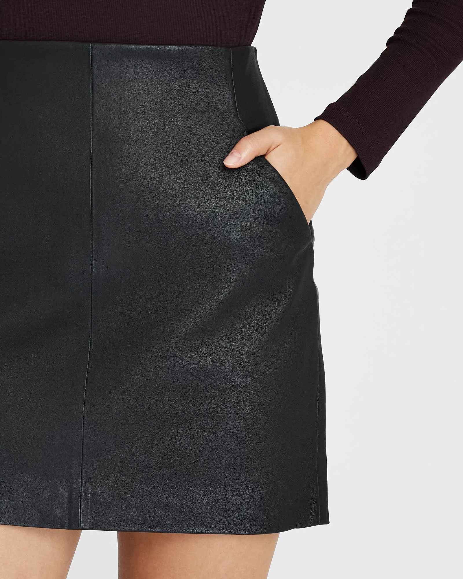 Leather Mini Skirt sold by Club Monaco product image thumbnail 3