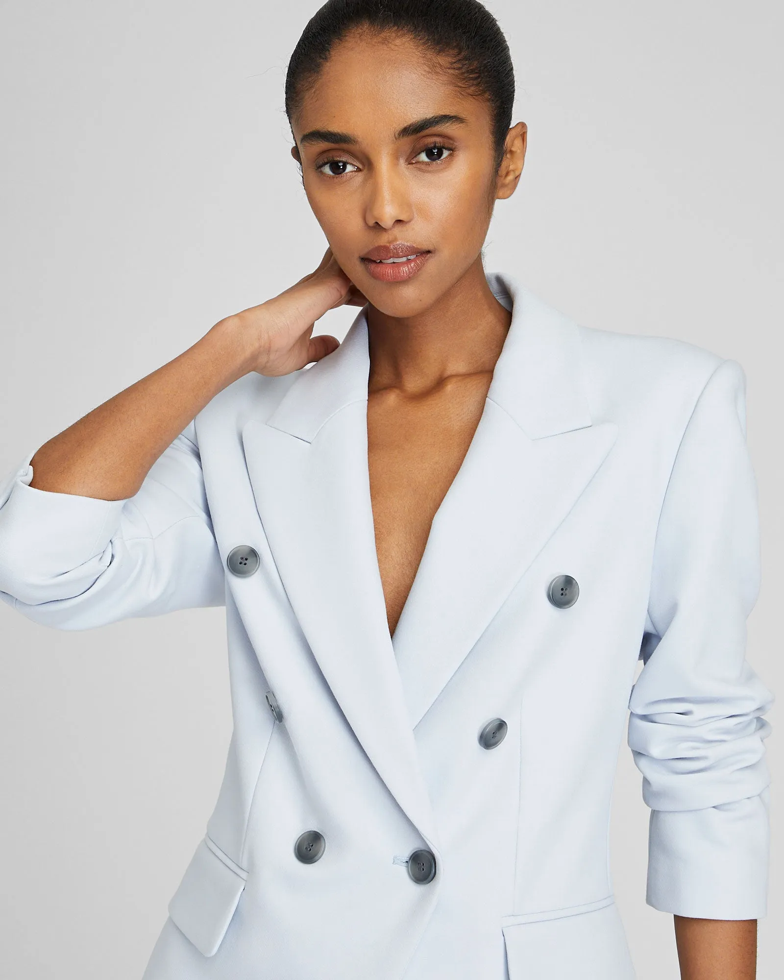 Classic Cutaway Double Breasted Blazer sold by Club Monaco product image thumbnail 3