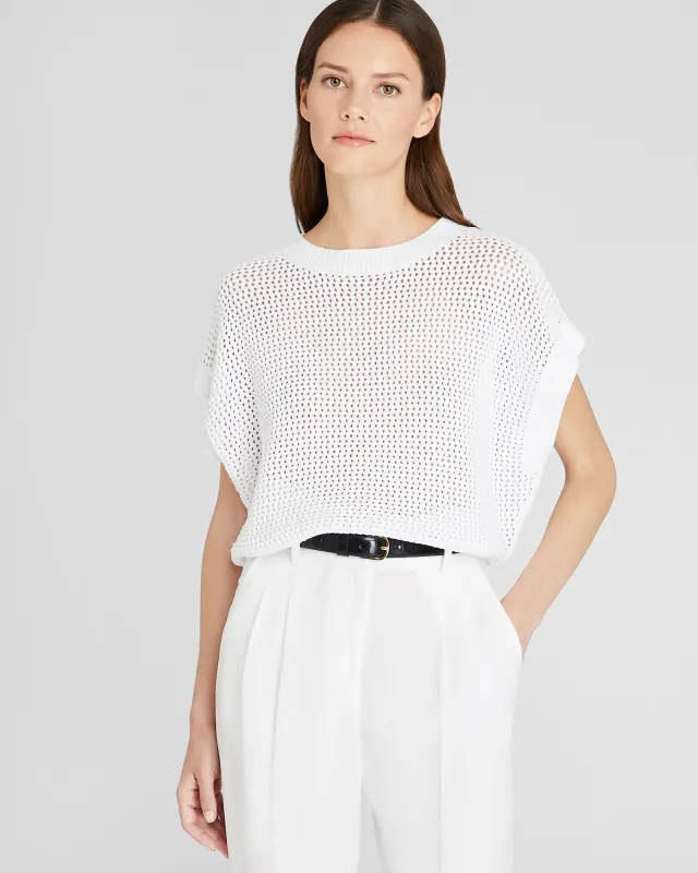 Relaxed Mesh Shell sold by Club Monaco