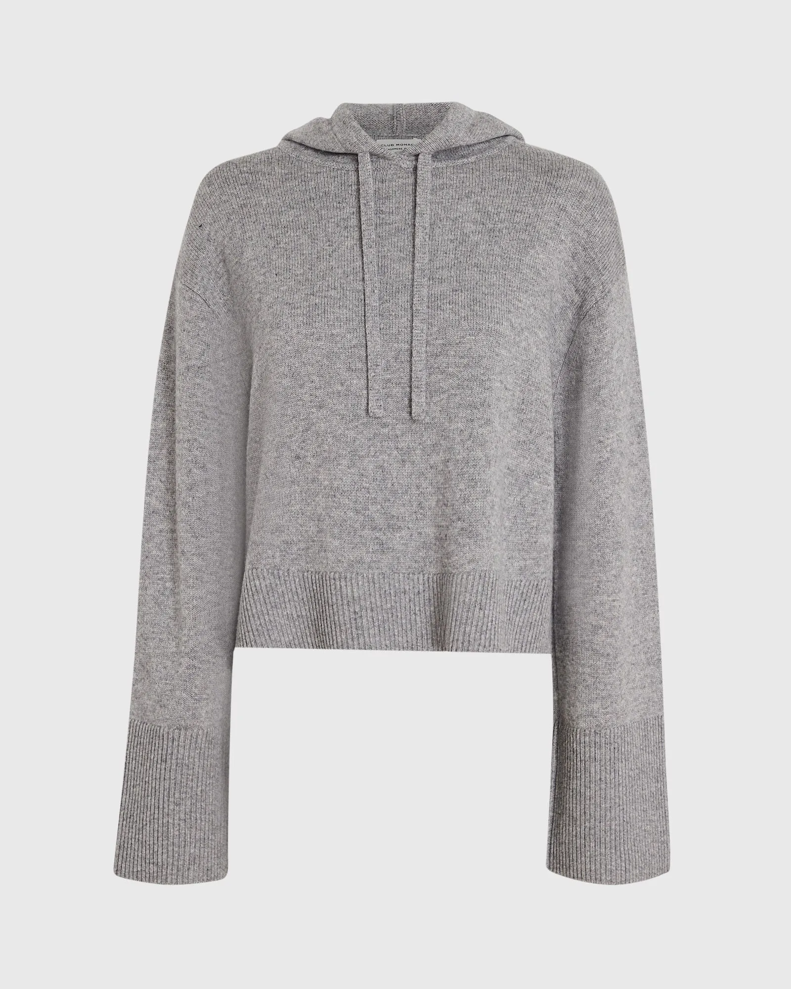 Relaxed Wool and Cashmere Knit Hoodie sold by Club Monaco product image thumbnail 5