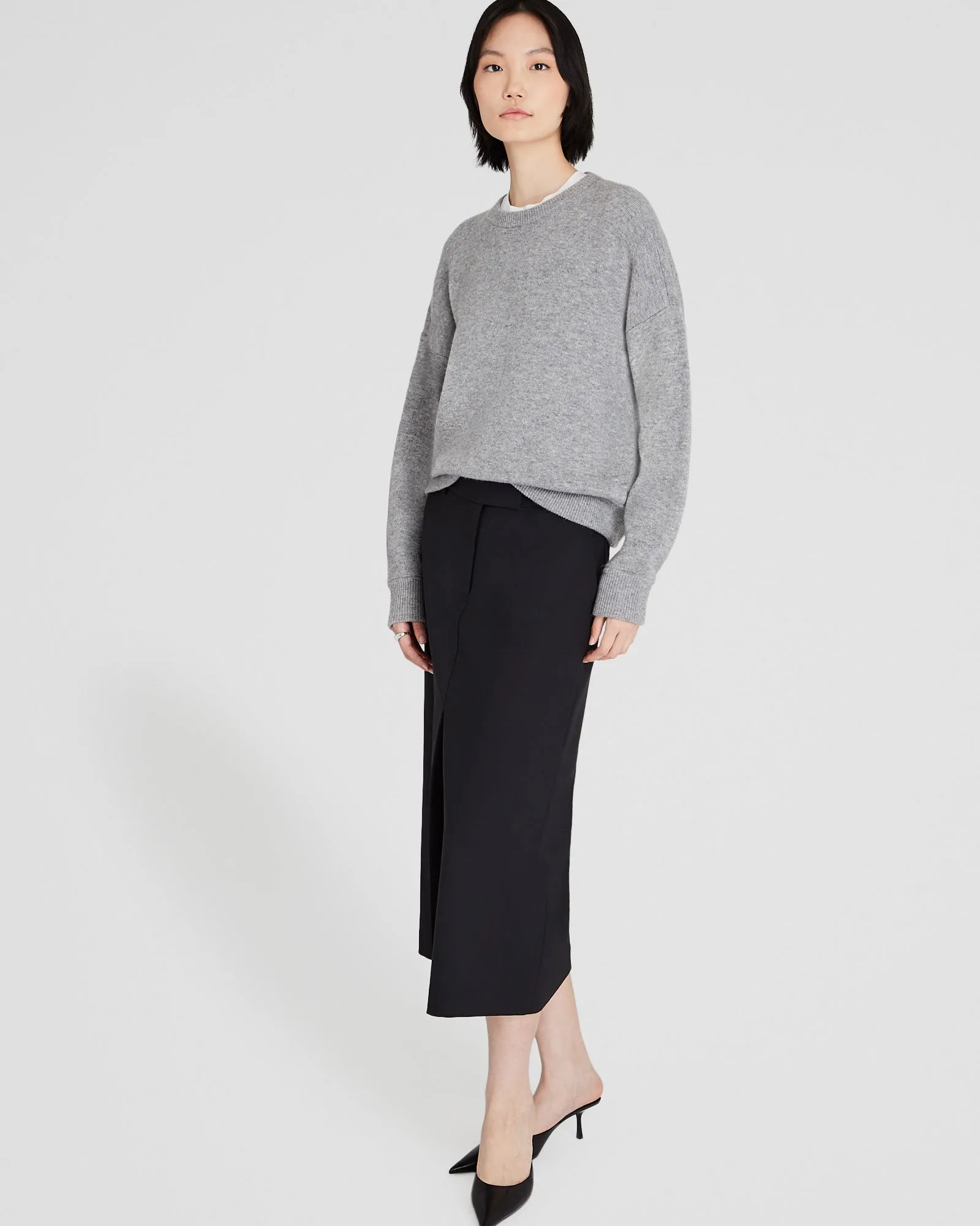 Cashmere Blend Double-Faced Sweatshirt sold by Club Monaco product image thumbnail 4