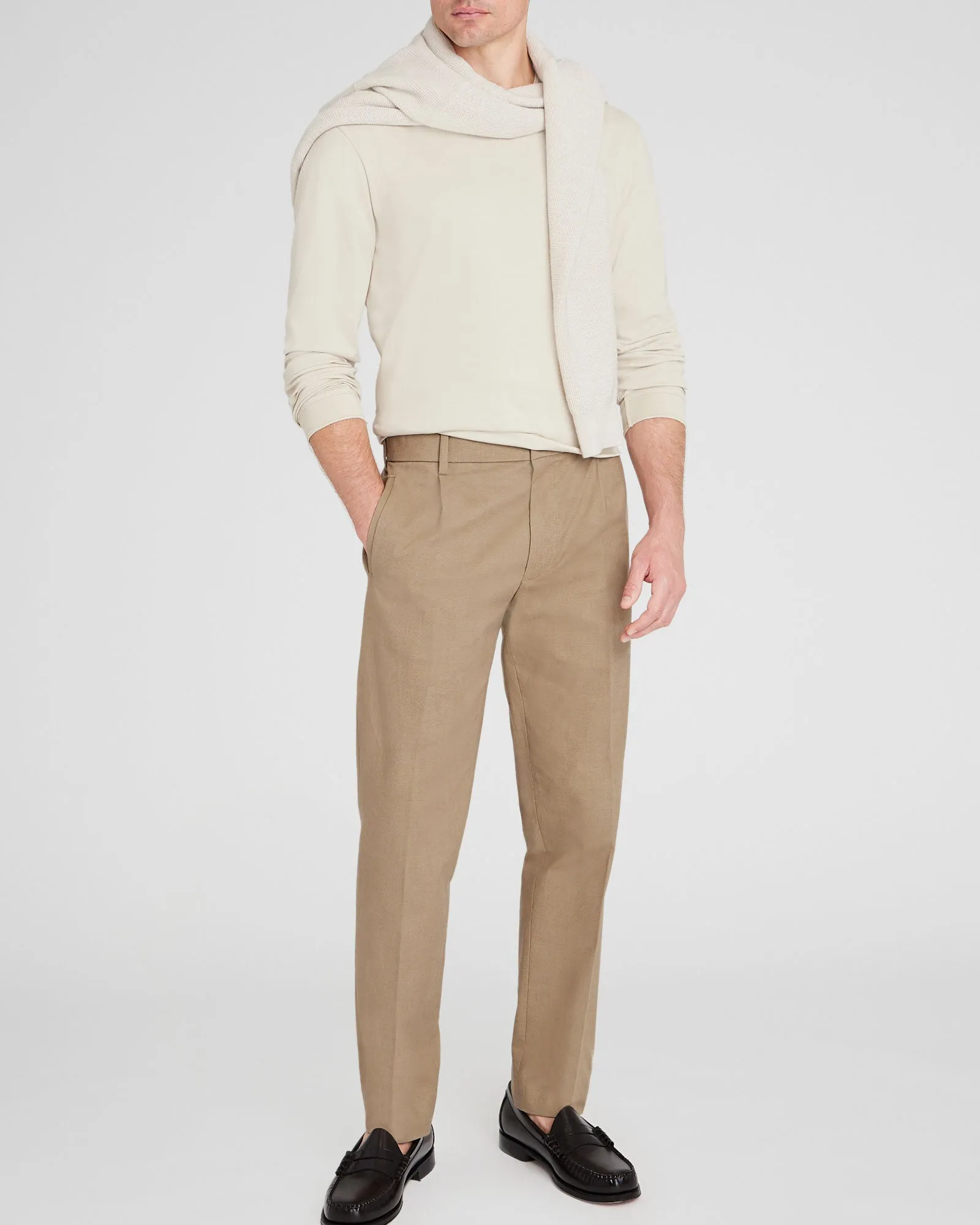 Long-Sleeve Refined Crew Tee sold by Club Monaco product image thumbnail 2