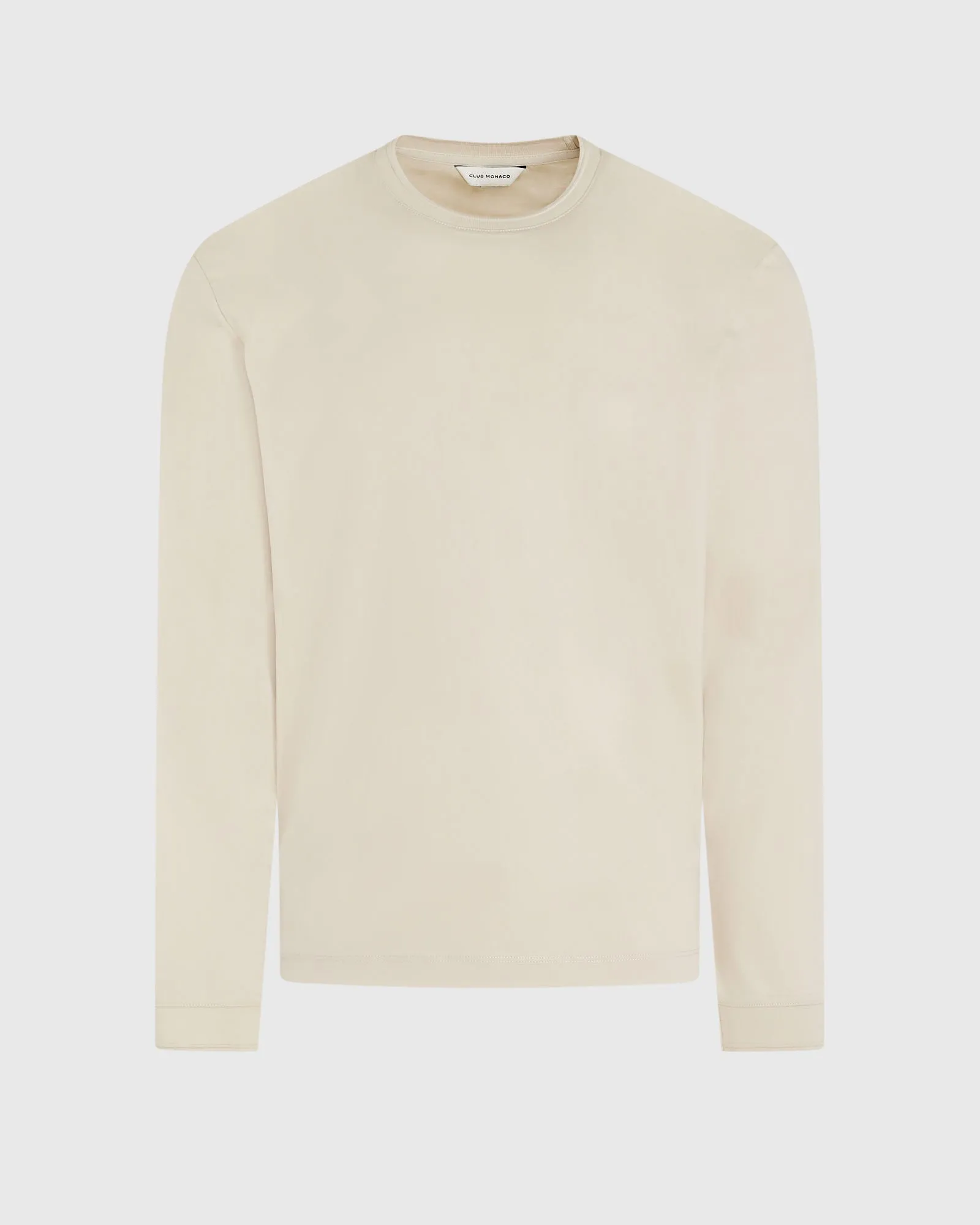 Long-Sleeve Refined Crew Tee sold by Club Monaco product image thumbnail 5
