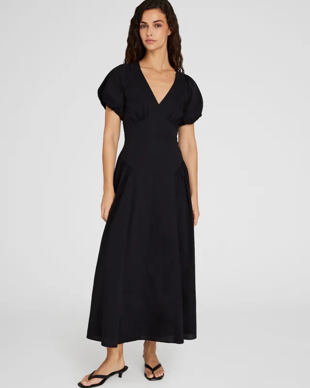 Puff Sleeve Maxi Dress sold by Club Monaco
