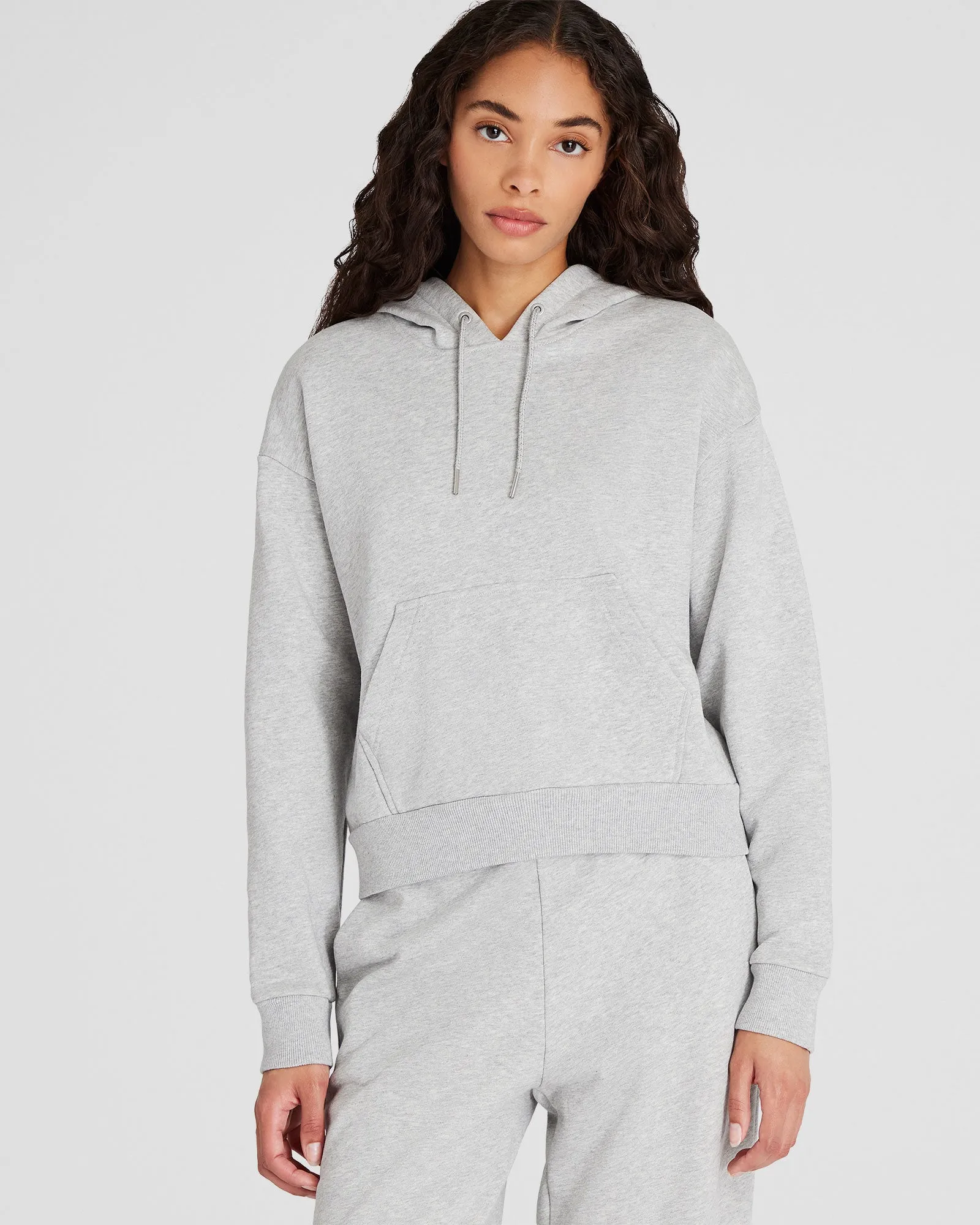 Classic Cropped Cotton Hoodie sold by Club Monaco