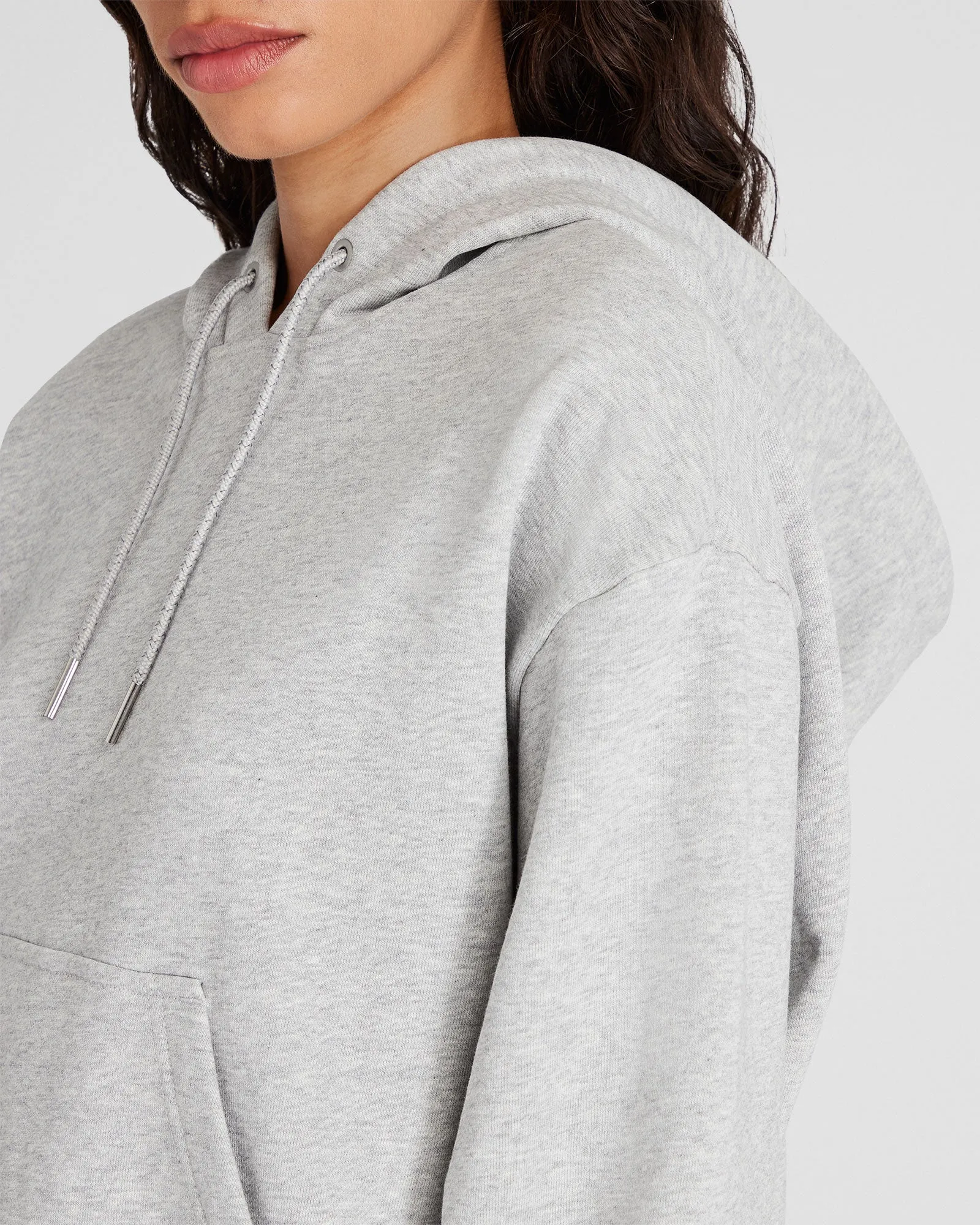 Classic Cropped Cotton Hoodie sold by Club Monaco product image thumbnail 2