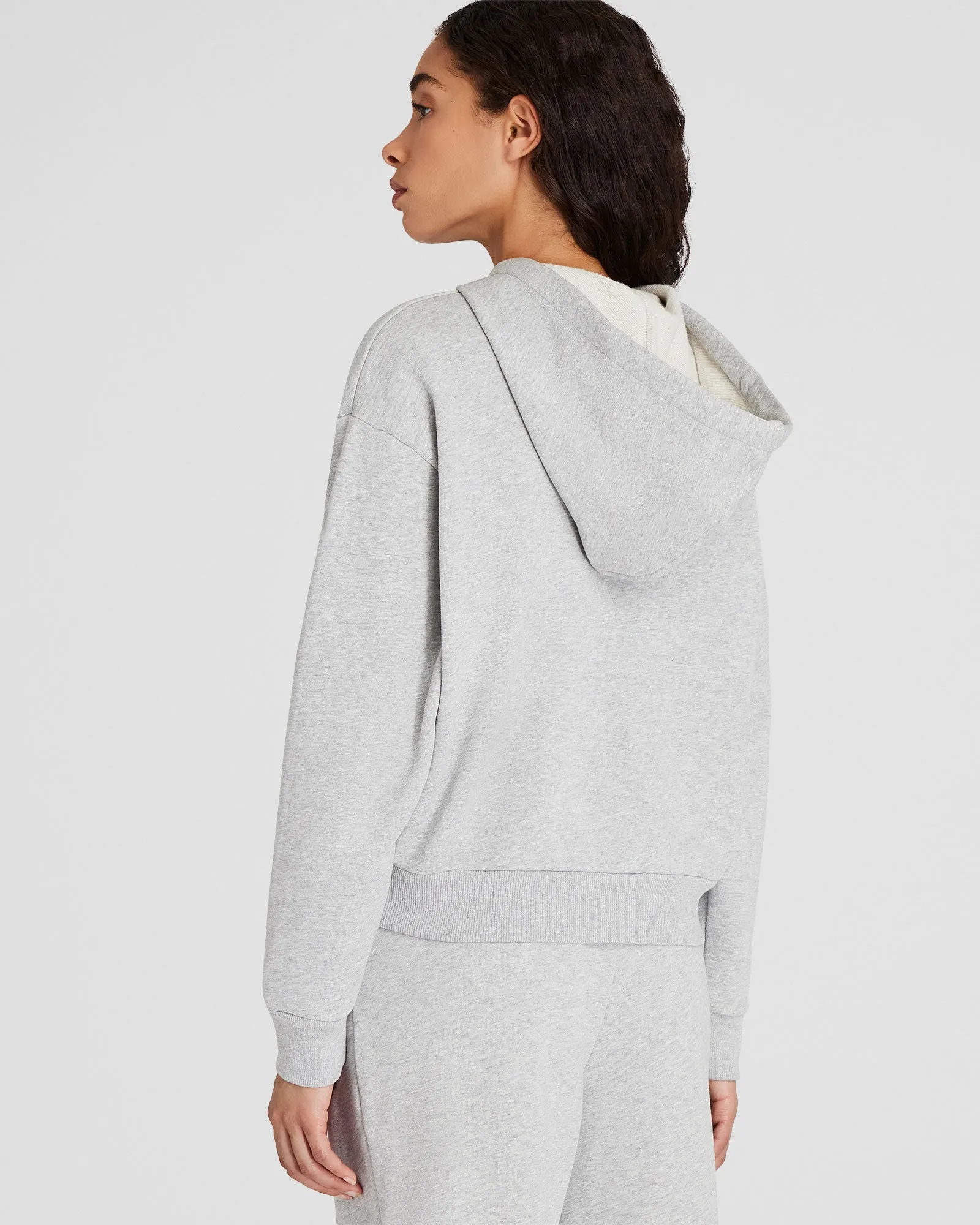 Classic Cropped Cotton Hoodie sold by Club Monaco product image thumbnail 3