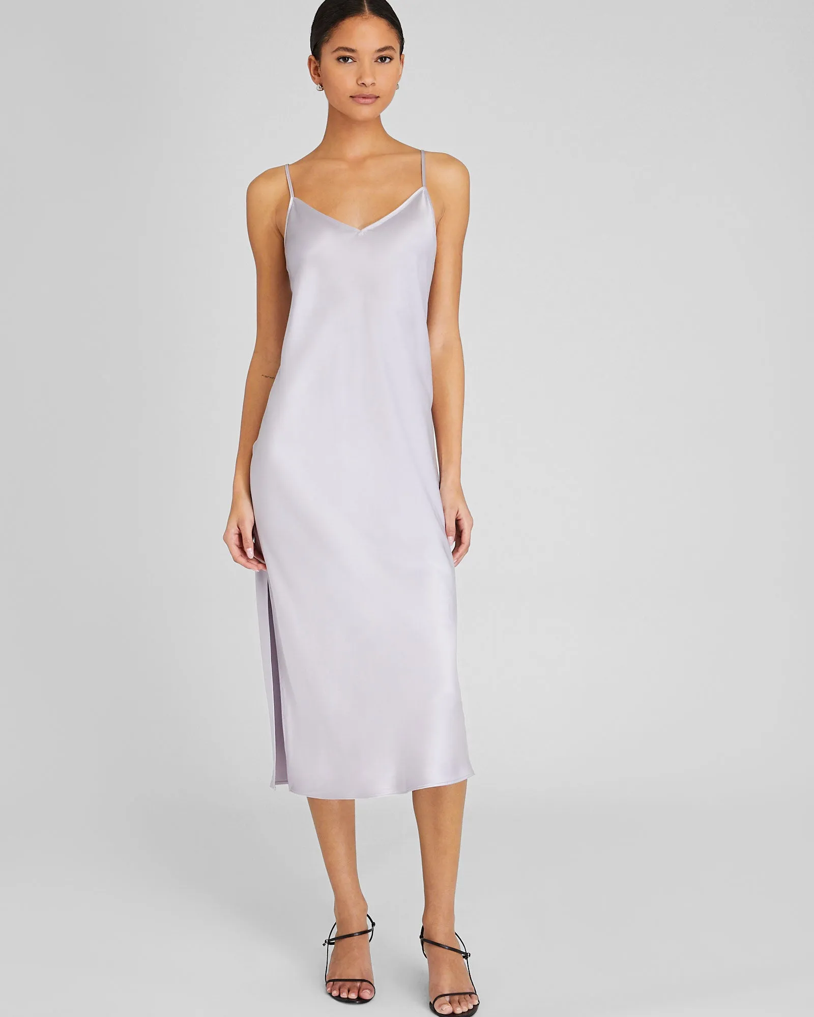Silk Charmeuse Midi Slip Dress sold by Club Monaco product image thumbnail 4