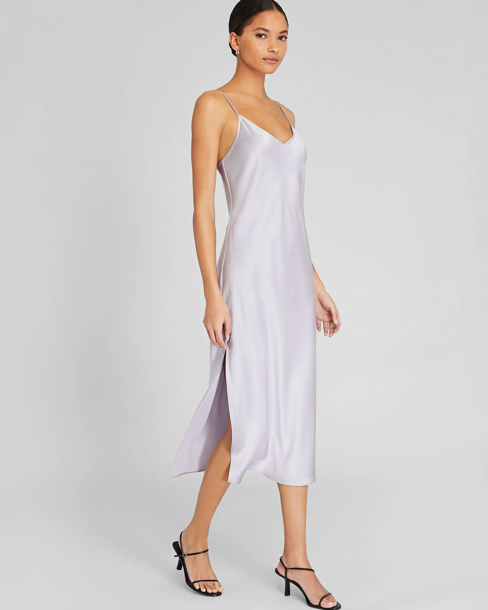 Silk Charmeuse Midi Slip Dress sold by Club Monaco