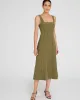 Square Neck Midi Dress sold by Club Monaco
