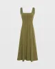 Square Neck Midi Dress sold by Club Monaco