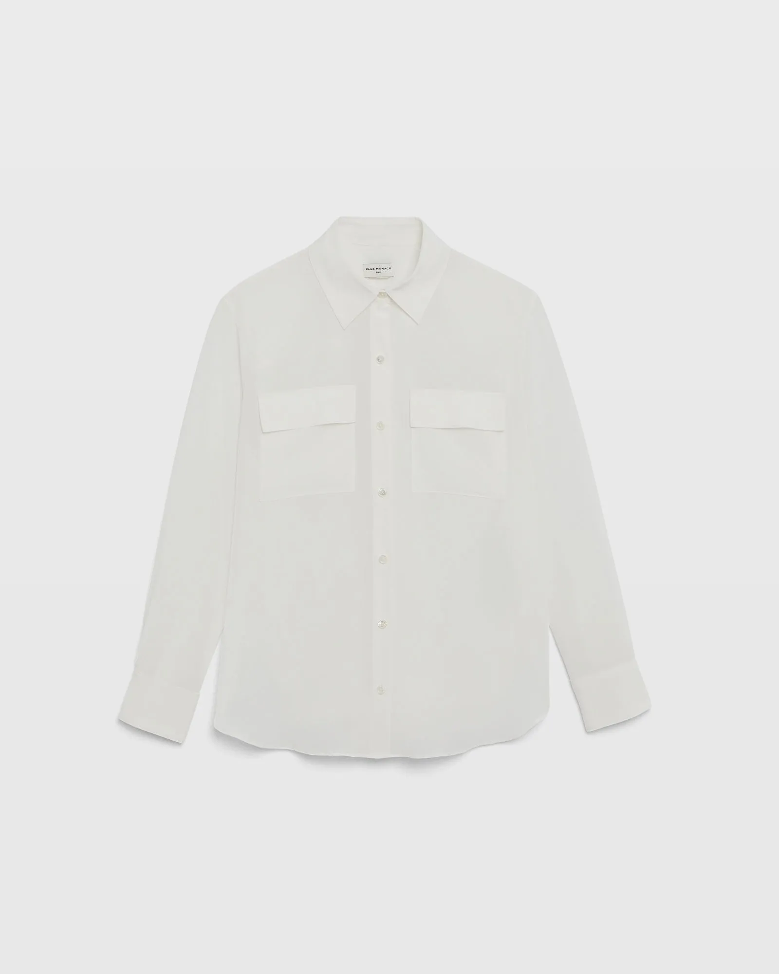 Silk Utility Shirt sold by Club Monaco product image thumbnail 5