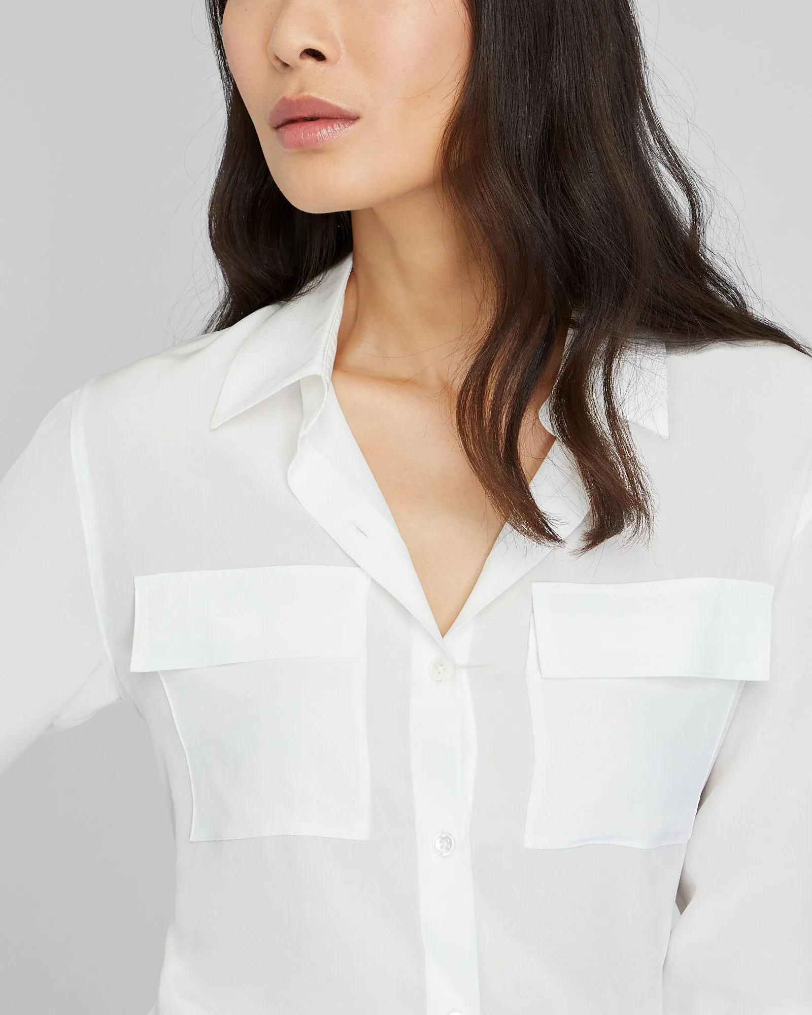 Silk Utility Shirt sold by Club Monaco product image thumbnail 3