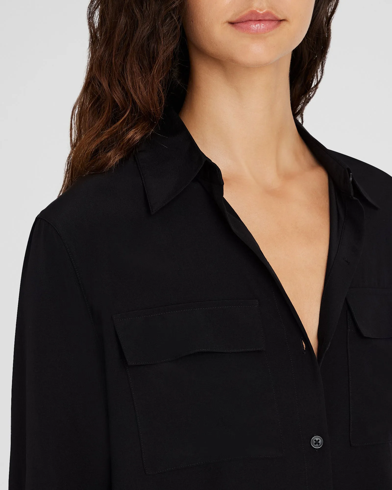 Silk Utility Shirt sold by Club Monaco product image thumbnail 4