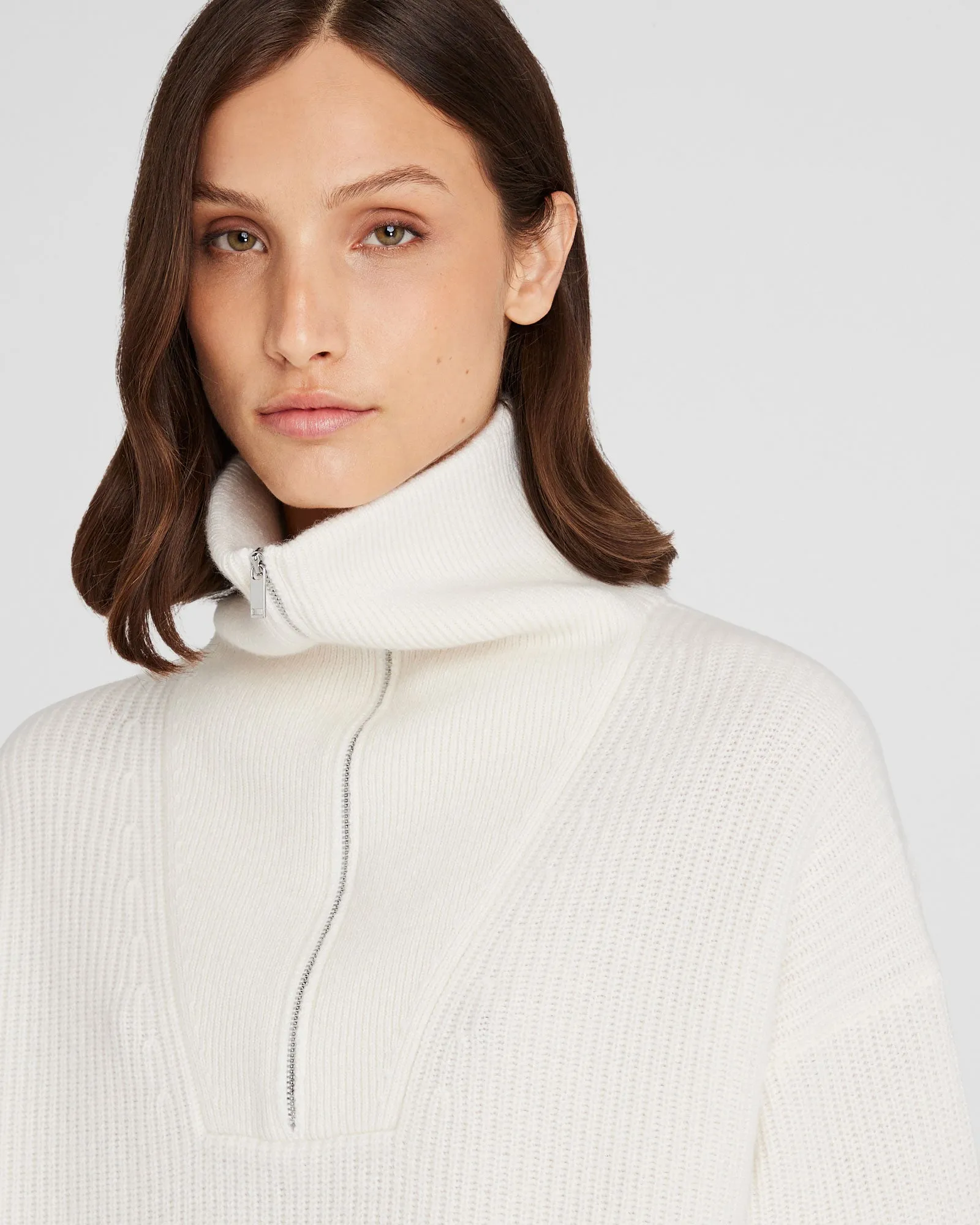 Cashmere Quarter-Zip Sweater sold by Club Monaco product image thumbnail 2