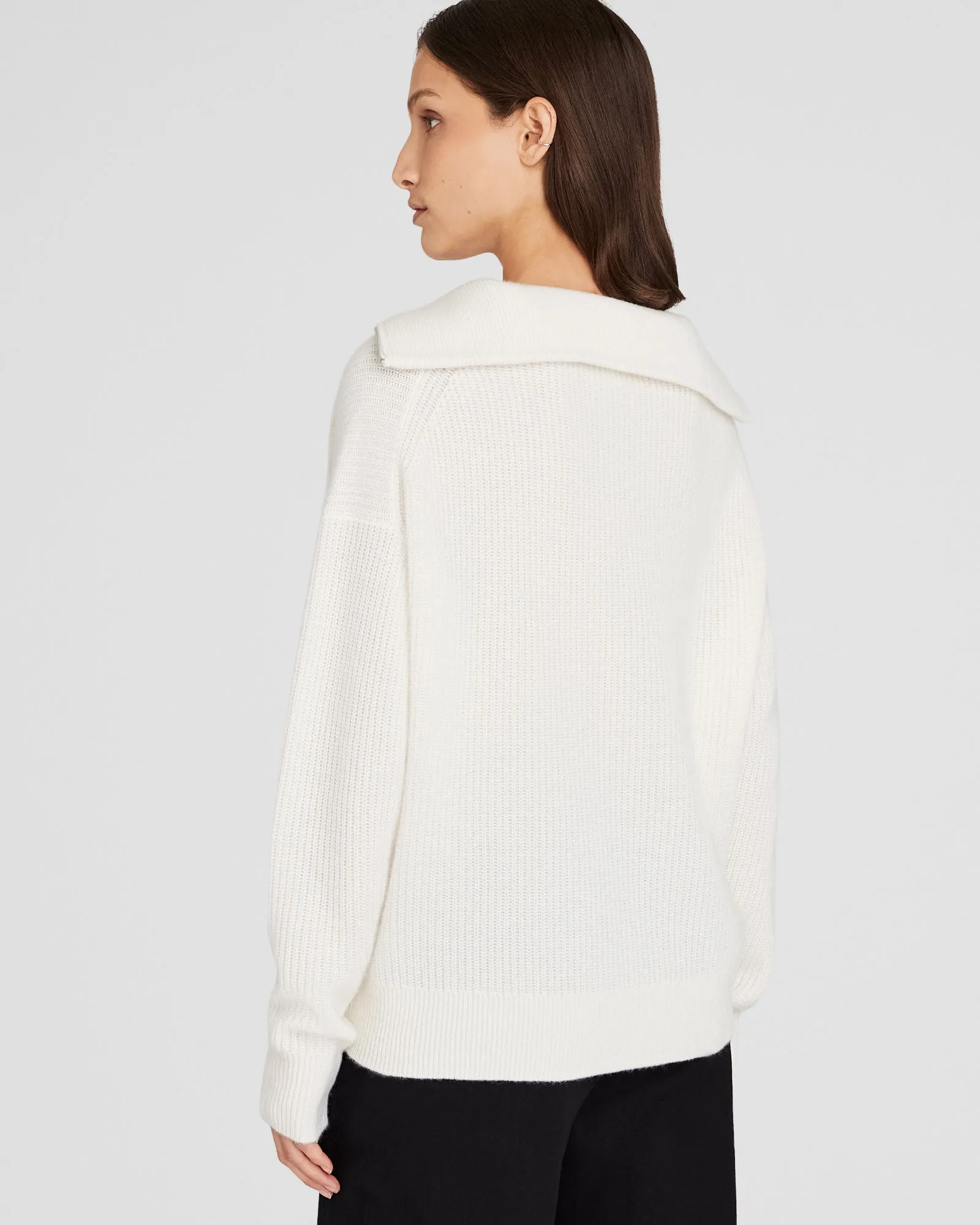 Cashmere Quarter-Zip Sweater sold by Club Monaco product image thumbnail 3