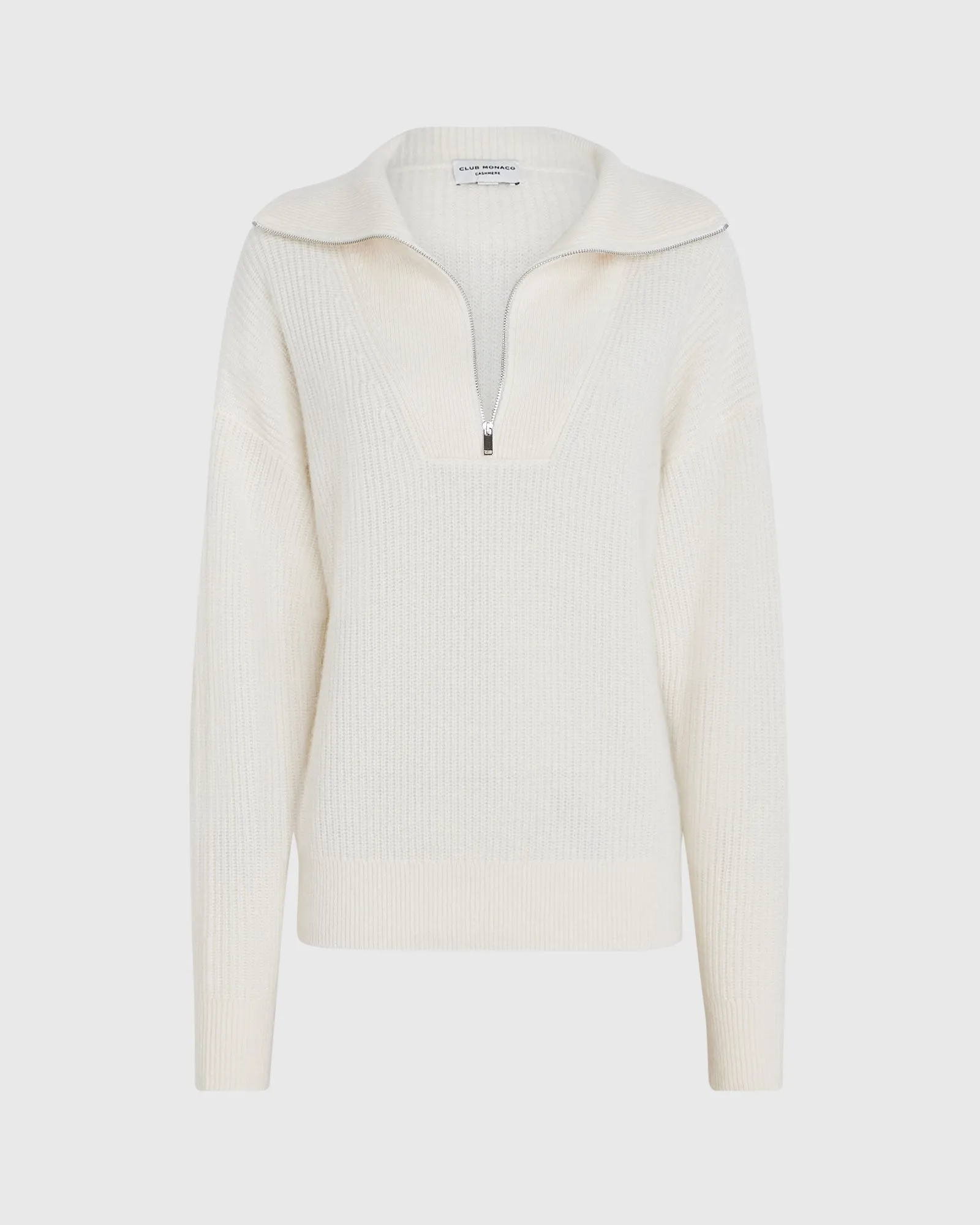 Cashmere Quarter-Zip Sweater sold by Club Monaco product image thumbnail 5