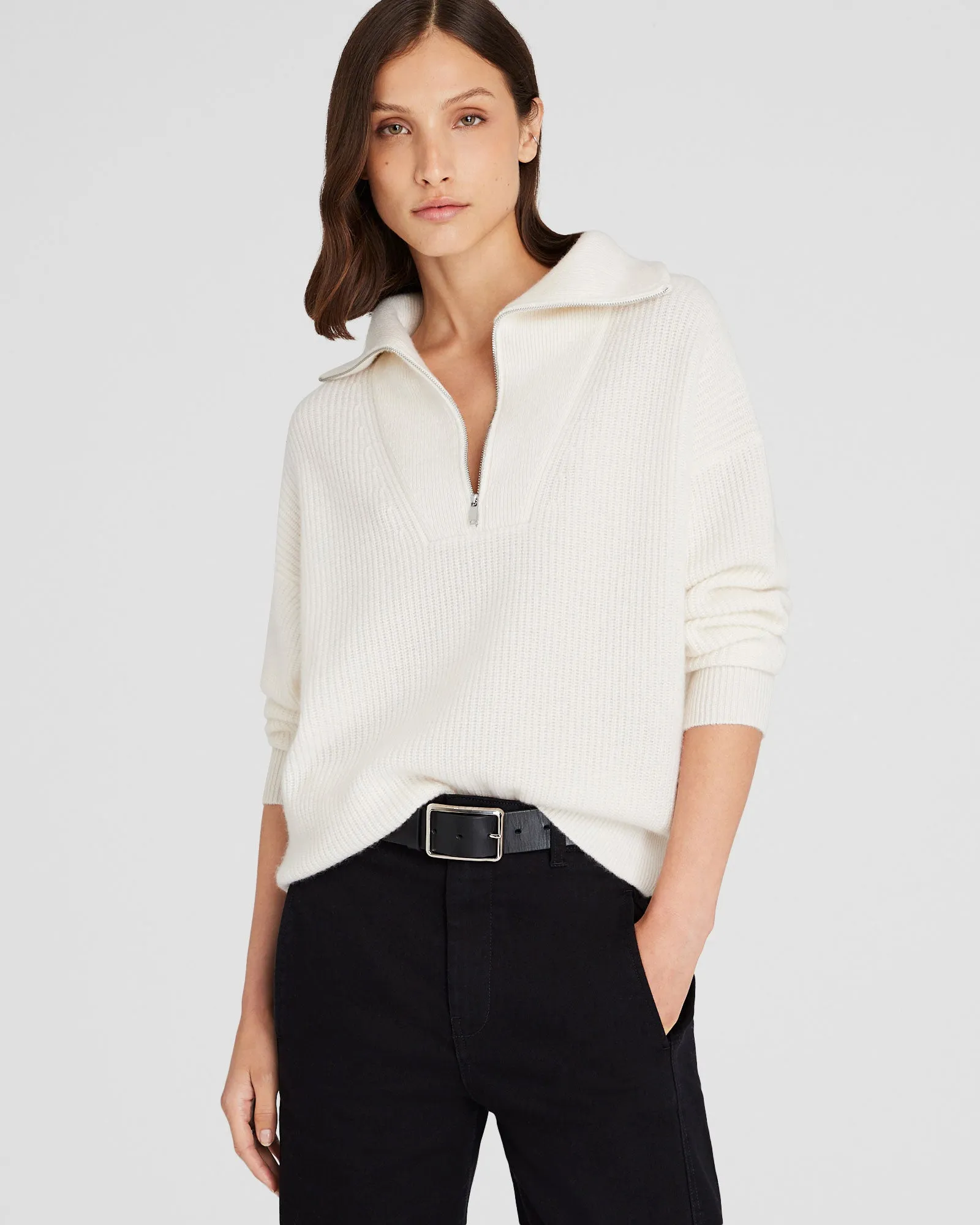 Cashmere Quarter-Zip Sweater sold by Club Monaco