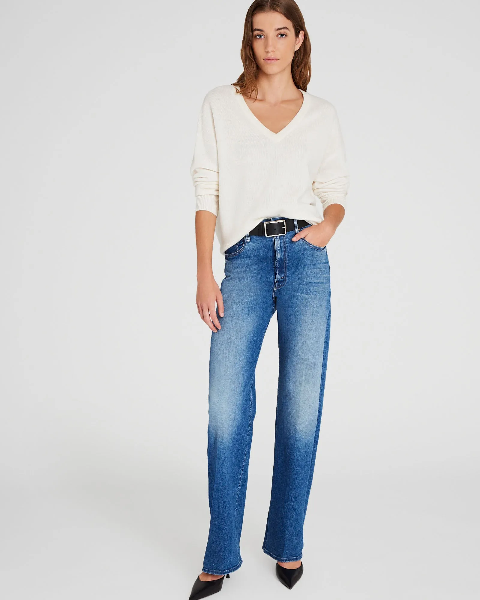 Cashmere V-Neck Sweater sold by Club Monaco product image thumbnail 2