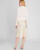 Silk Charmeuse Midi Skirt sold by Club Monaco
