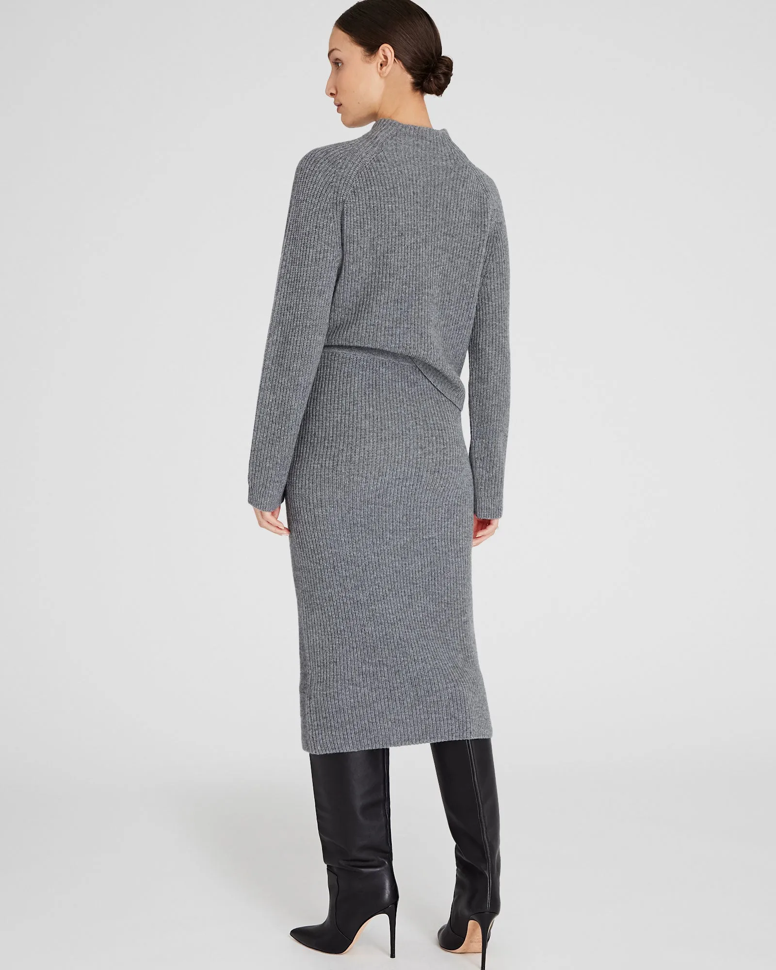 Cashmere Ribbed Midi Skirt sold by Club Monaco product image thumbnail 2