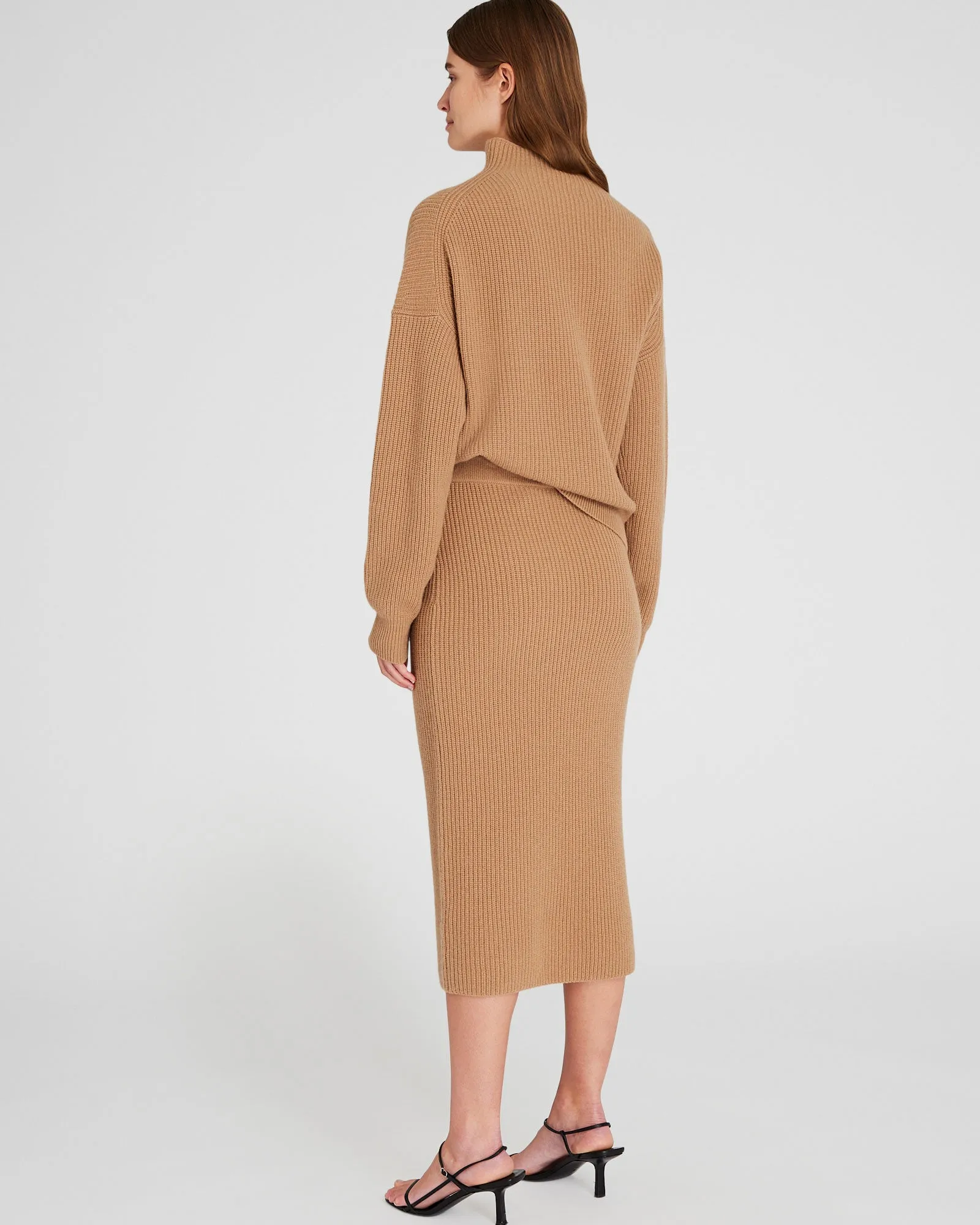 Cashmere Ribbed Midi Skirt sold by Club Monaco product image thumbnail 3
