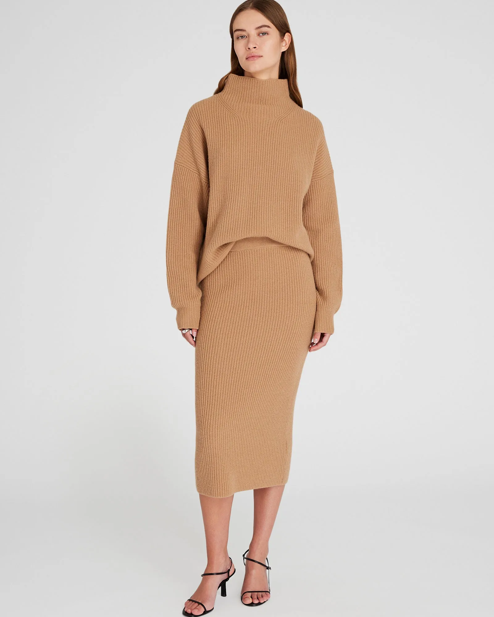 Cashmere Ribbed Midi Skirt sold by Club Monaco product image thumbnail 4
