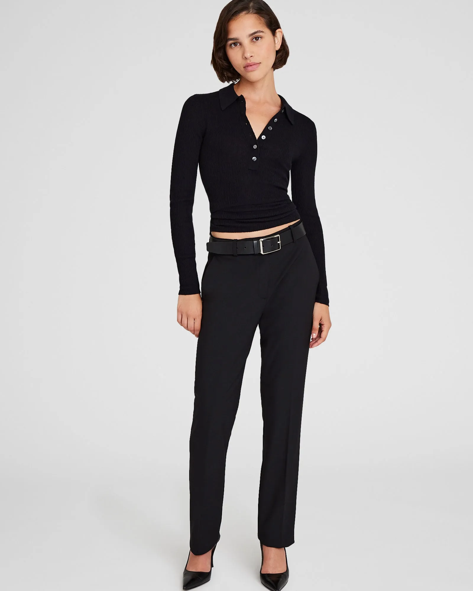 Cashmere Rib Polo sold by Club Monaco product image thumbnail 4