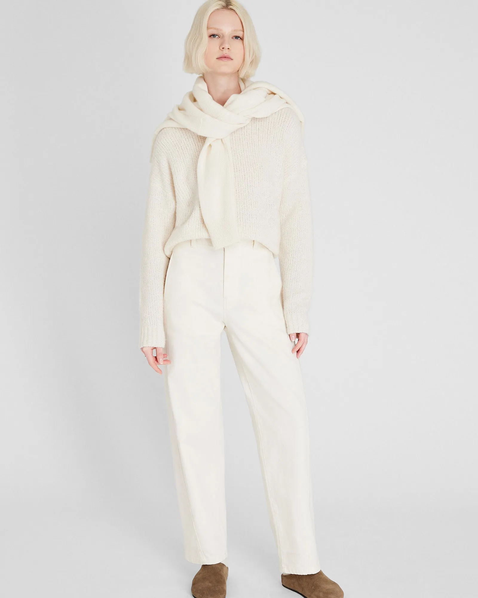 Cashmere Bouclé Sweater sold by Club Monaco product image thumbnail 4