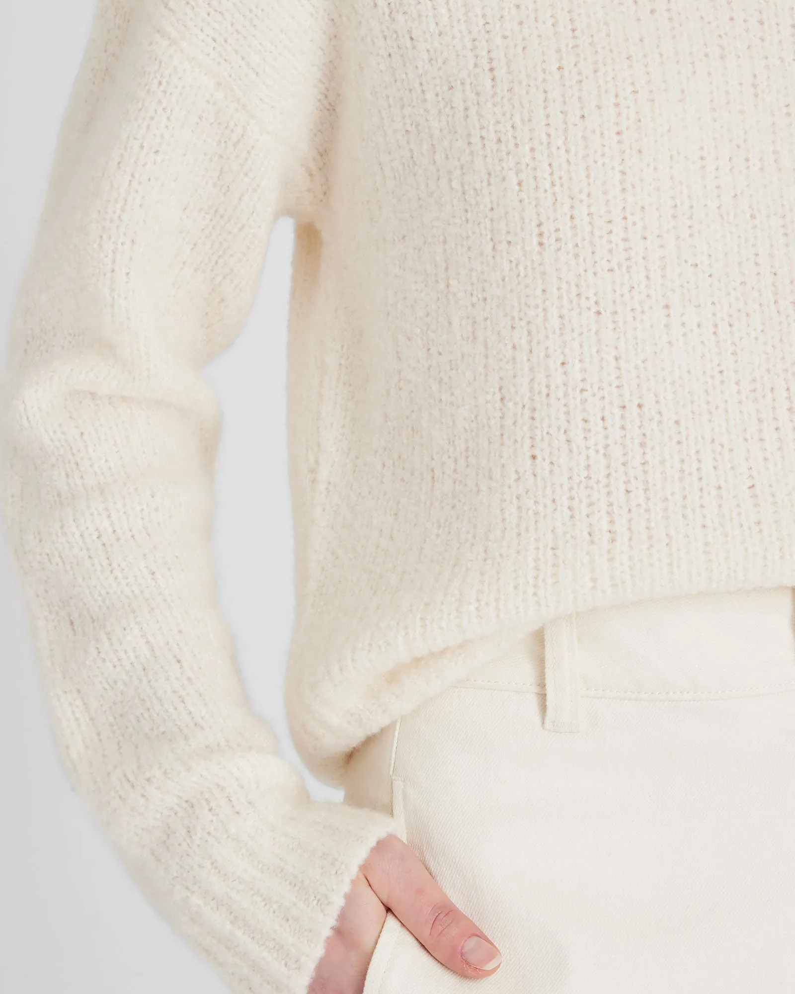Cashmere Bouclé Sweater sold by Club Monaco product image thumbnail 2
