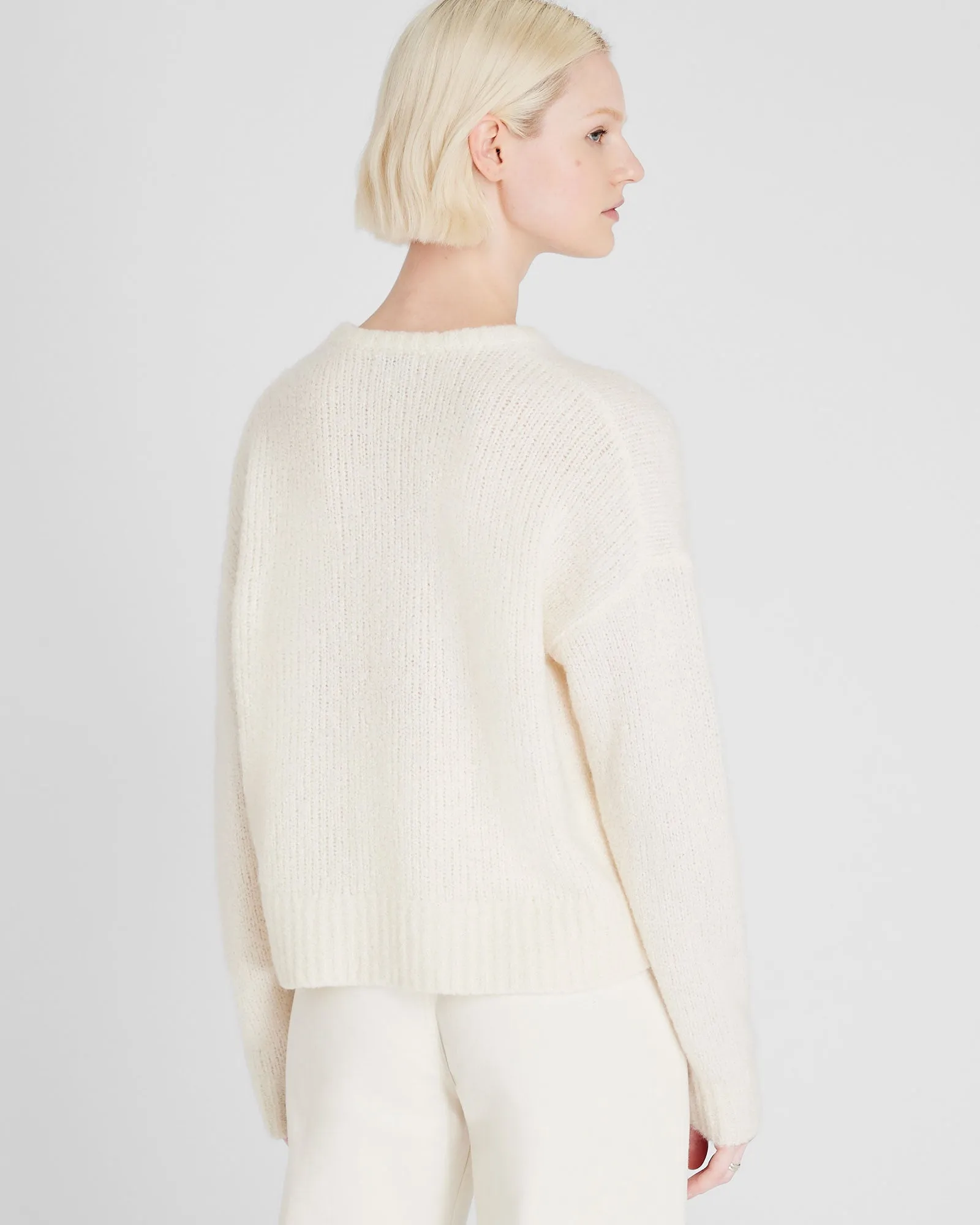 Cashmere Bouclé Sweater sold by Club Monaco product image thumbnail 3