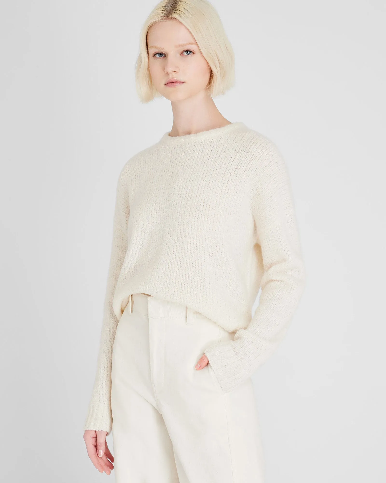 Cashmere Bouclé Sweater sold by Club Monaco