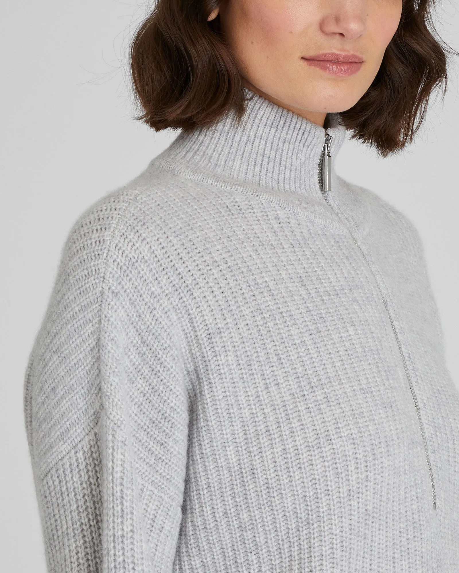Relaxed Cashmere Quarter-Zip Sweater sold by Club Monaco product image thumbnail 2
