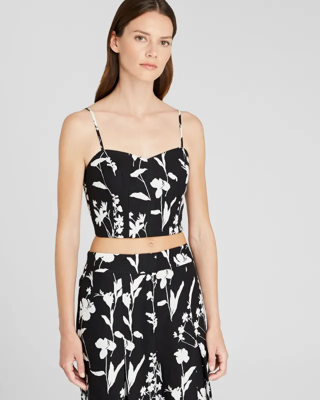 Printed Smocked Bandeau Top sold by Club Monaco