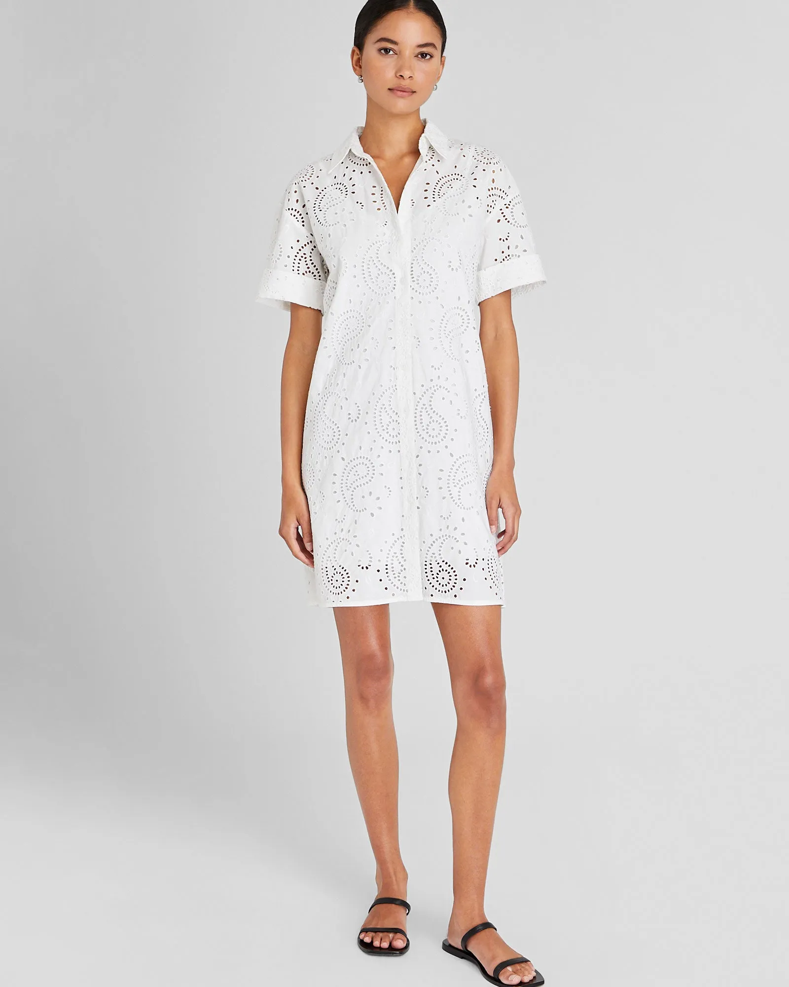 Eyelet Shirt Dress sold by Club Monaco product image thumbnail 4