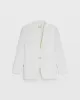 Relaxed Single Breasted Linen-Blend Blazer sold by Club Monaco