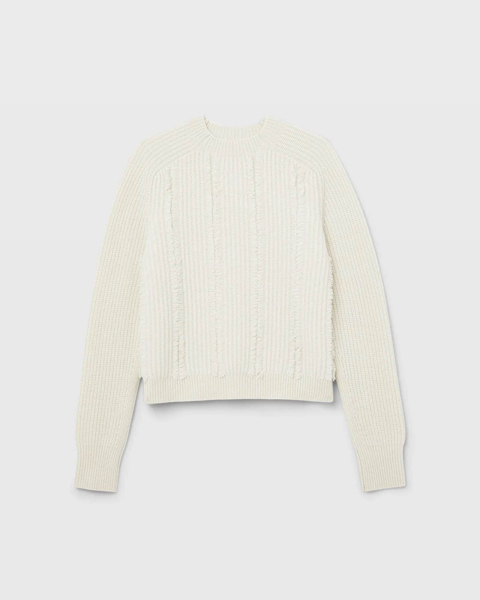 Cashmere Cropped Fringe Sweater sold by Club Monaco product image thumbnail 5
