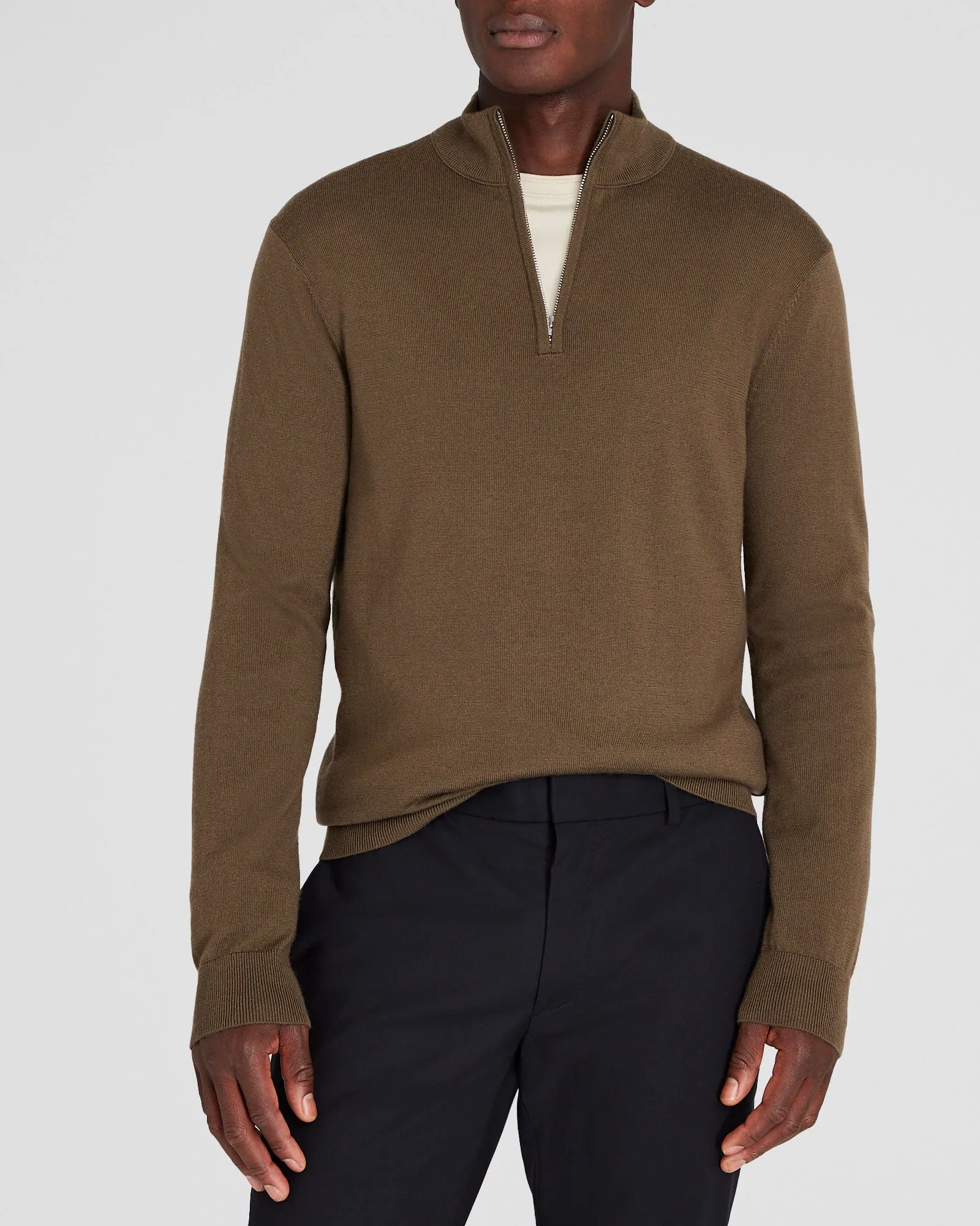 Merino Quarter-Zip Sweater sold by Club Monaco