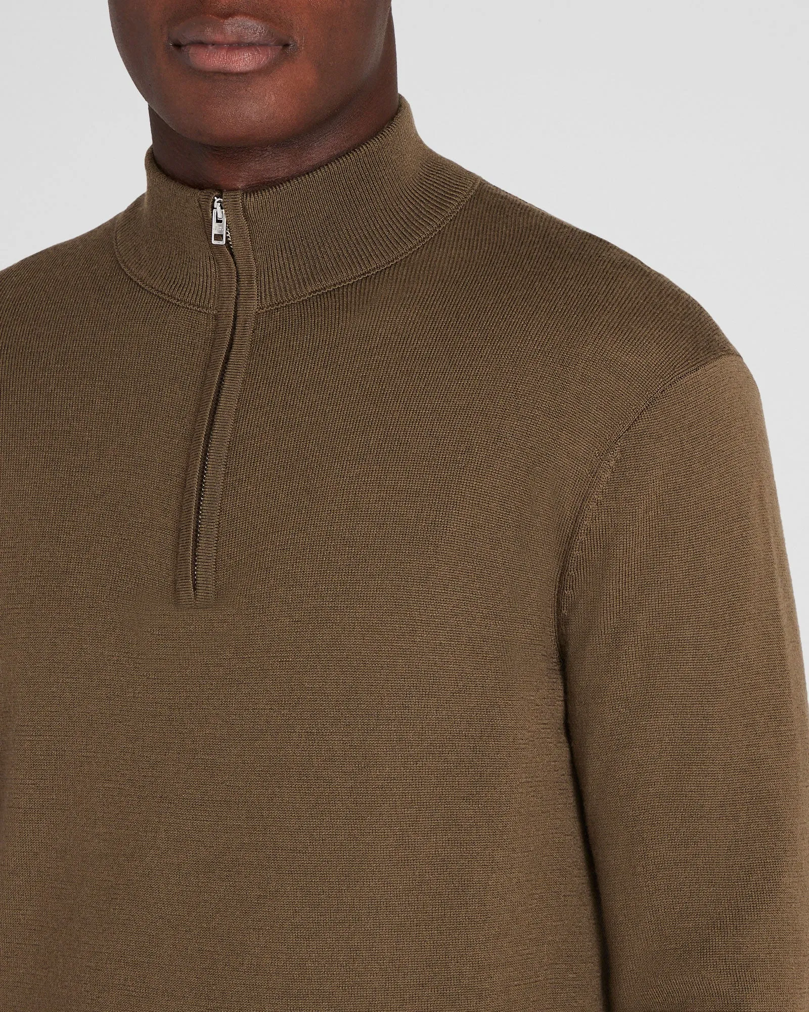Merino Quarter-Zip Sweater sold by Club Monaco product image thumbnail 2