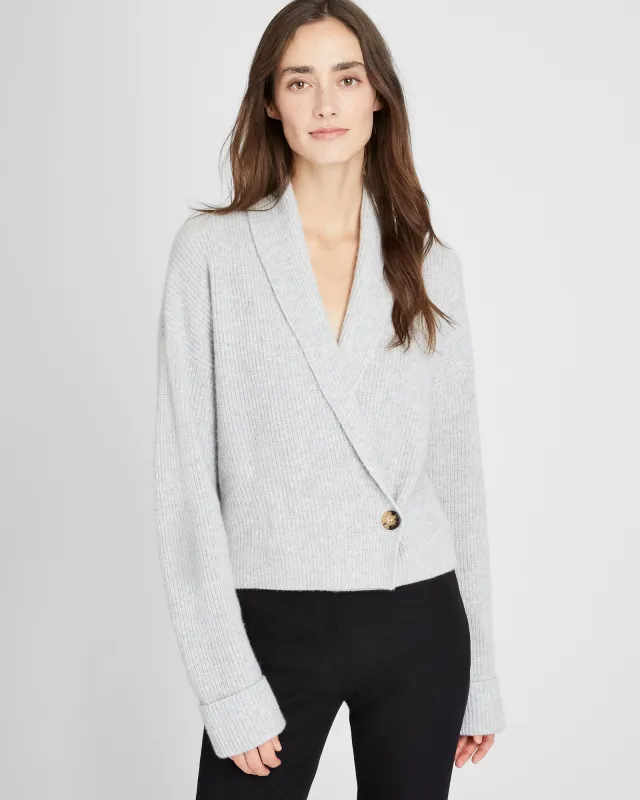 Cashmere Shawl Wrap Cardigan sold by Club Monaco