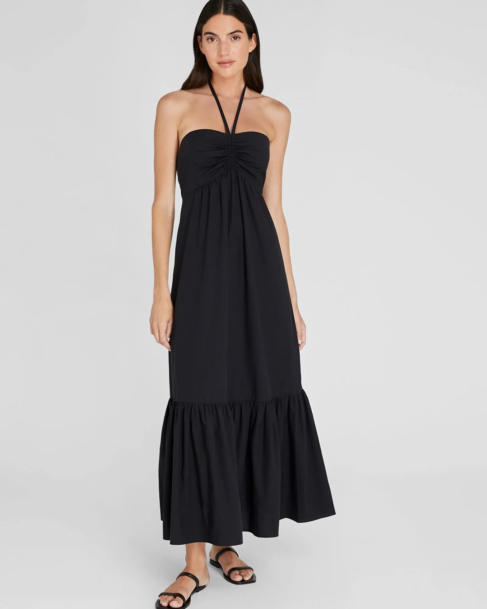 Cotton Halter Maxi Dress sold by Club Monaco product image thumbnail 4