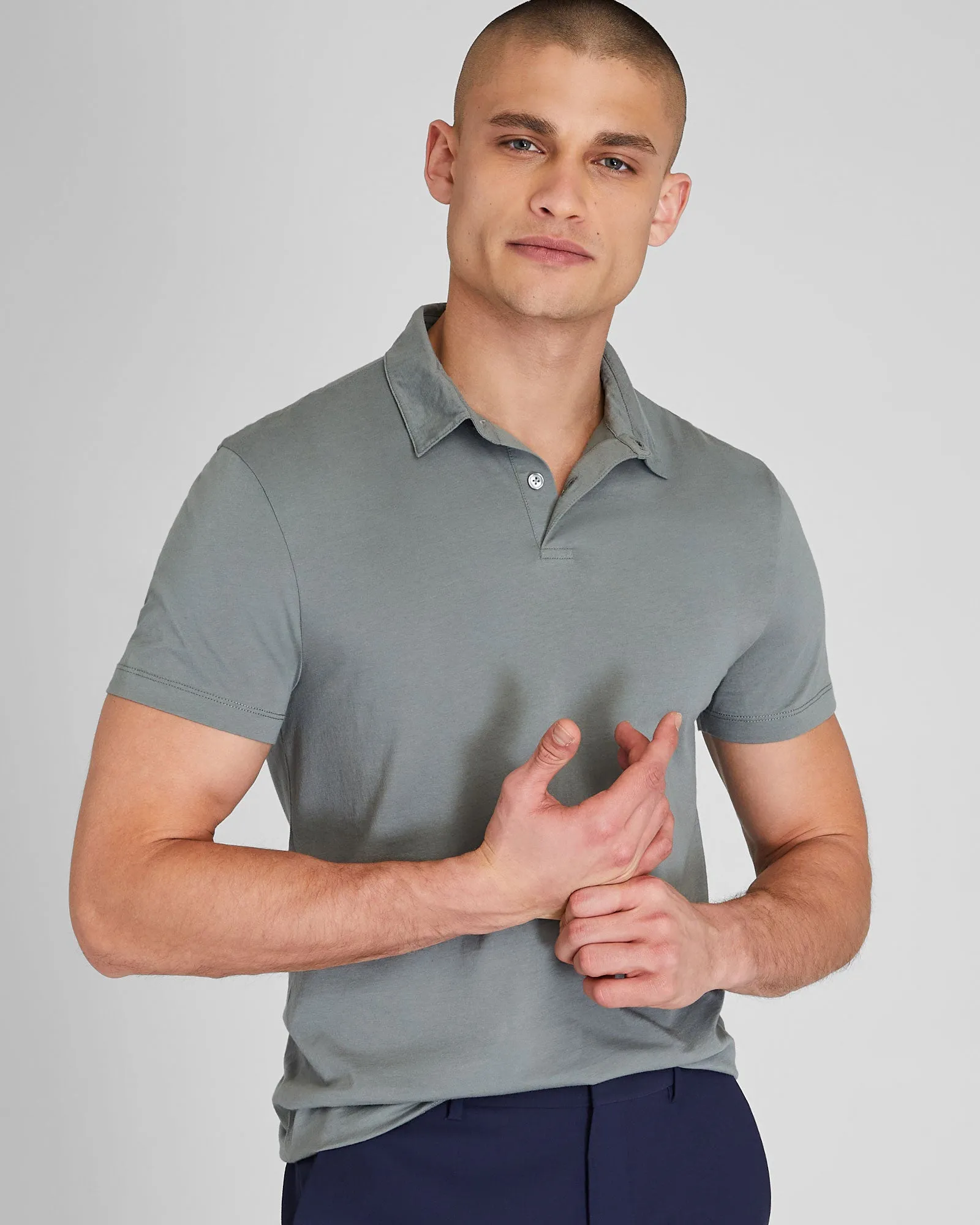 Featherweight Japanese Polo sold by Club Monaco