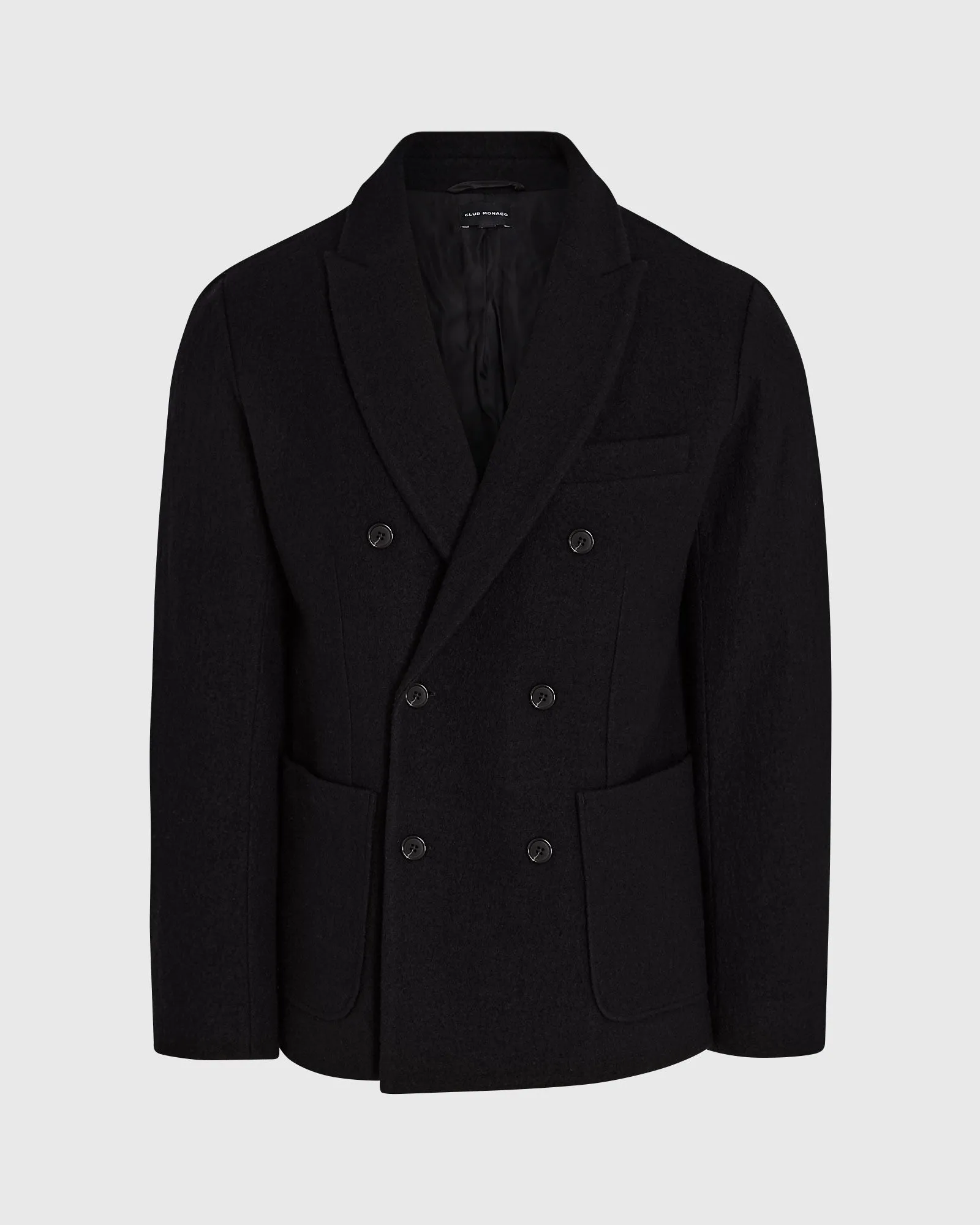 Double-Breasted Knit Wool Blazer sold by Club Monaco product image thumbnail 5