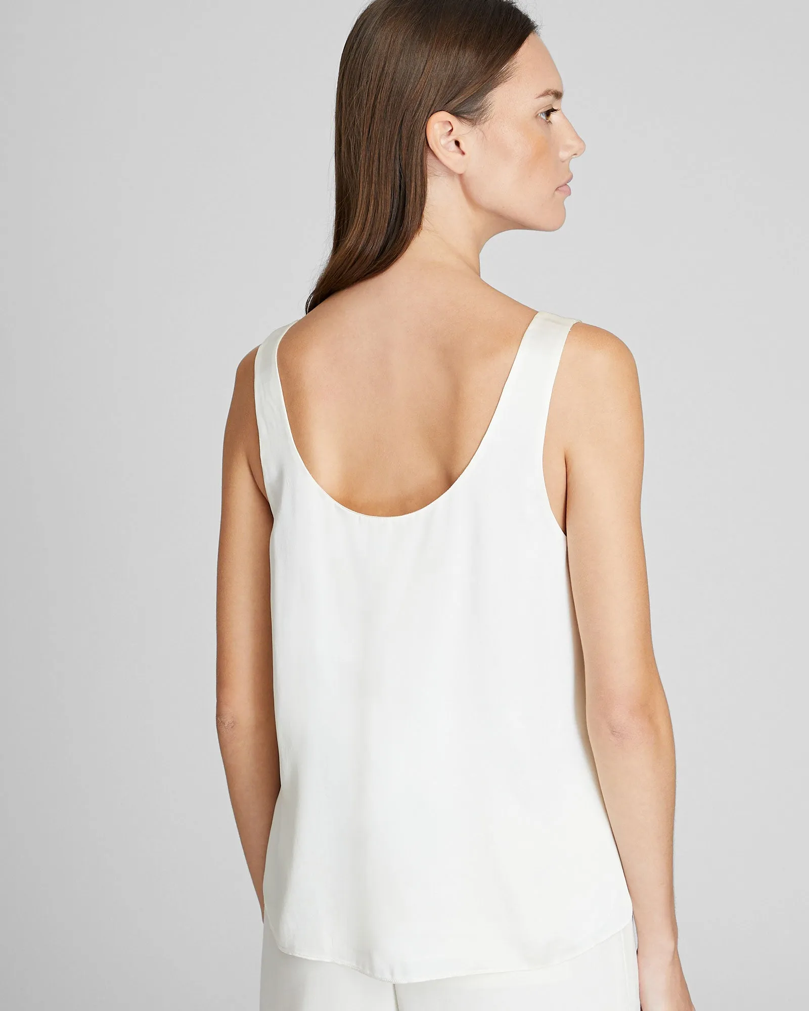 Luxe Silk Scoop Neck Top sold by Club Monaco product image thumbnail 3
